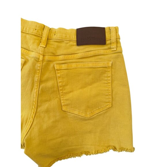 J CREW Mercantile Yellow Denim Short Size 29 - Picture 3 of 5
